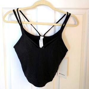 NWT Lululemon Align Strappy Ribbed Tank Size 6 in Black